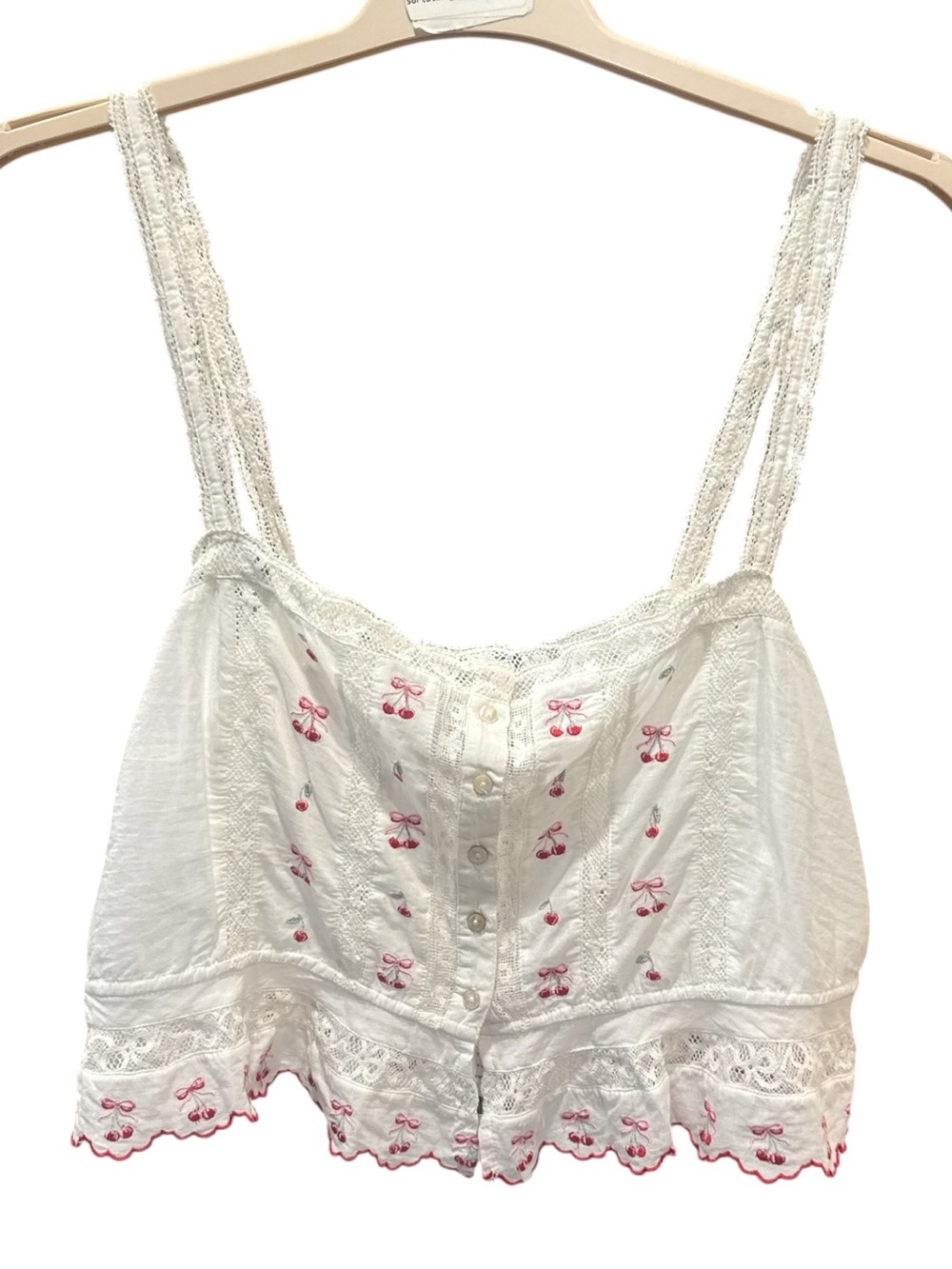 LoveShackFancy Vietta Top, Optic White - Picture 4 of 12